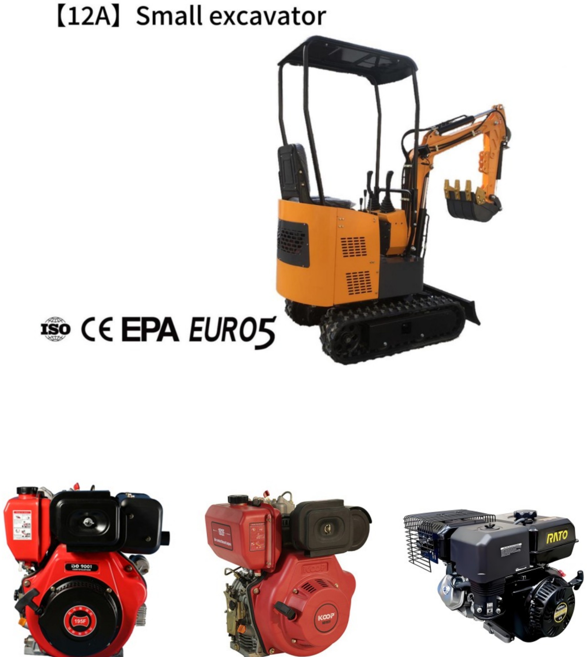 12A Mini Excavator